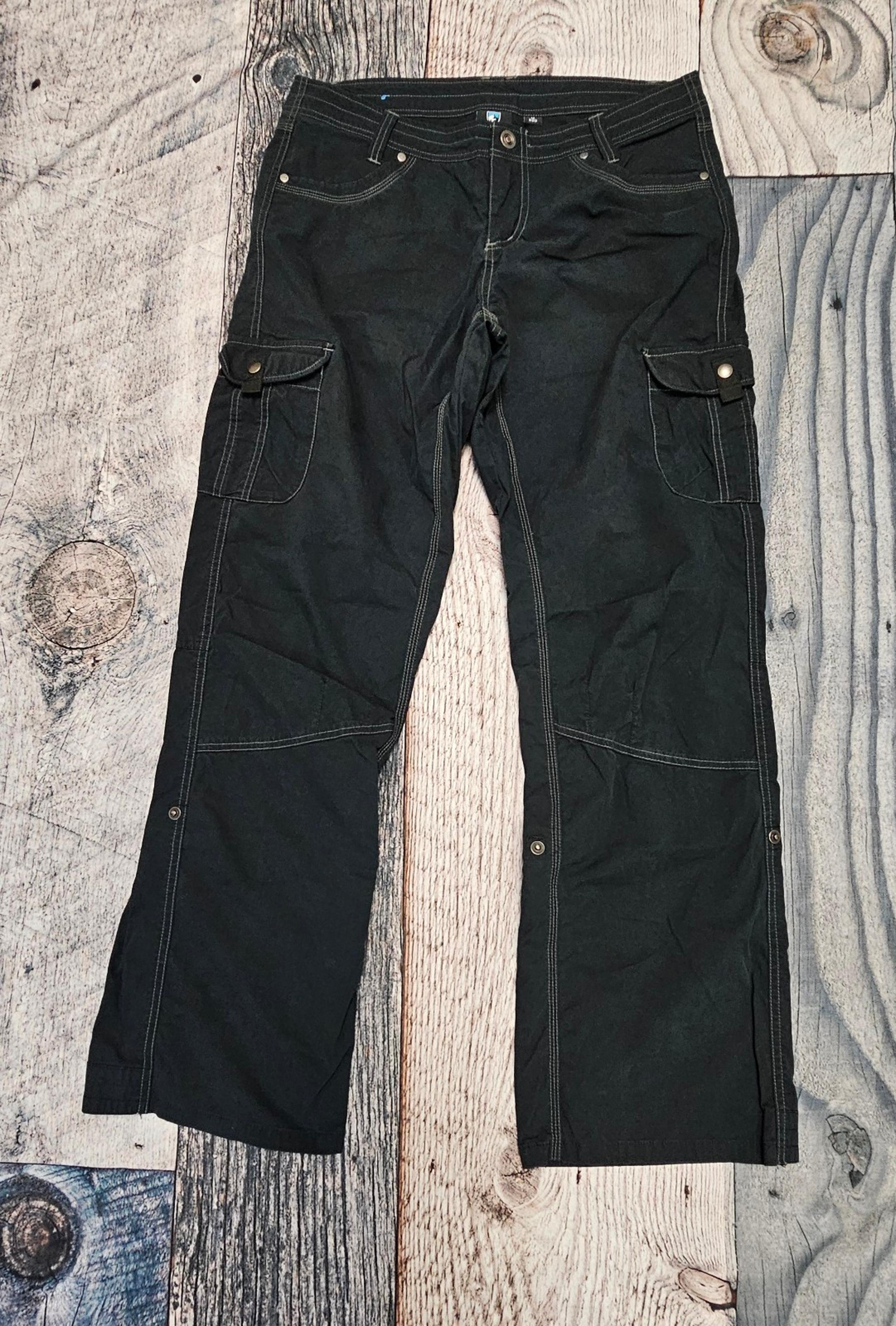 Hiking Pants Women's 14 Reg Freeflex Roll Up Cargo Light Performance Navy - Kuhl