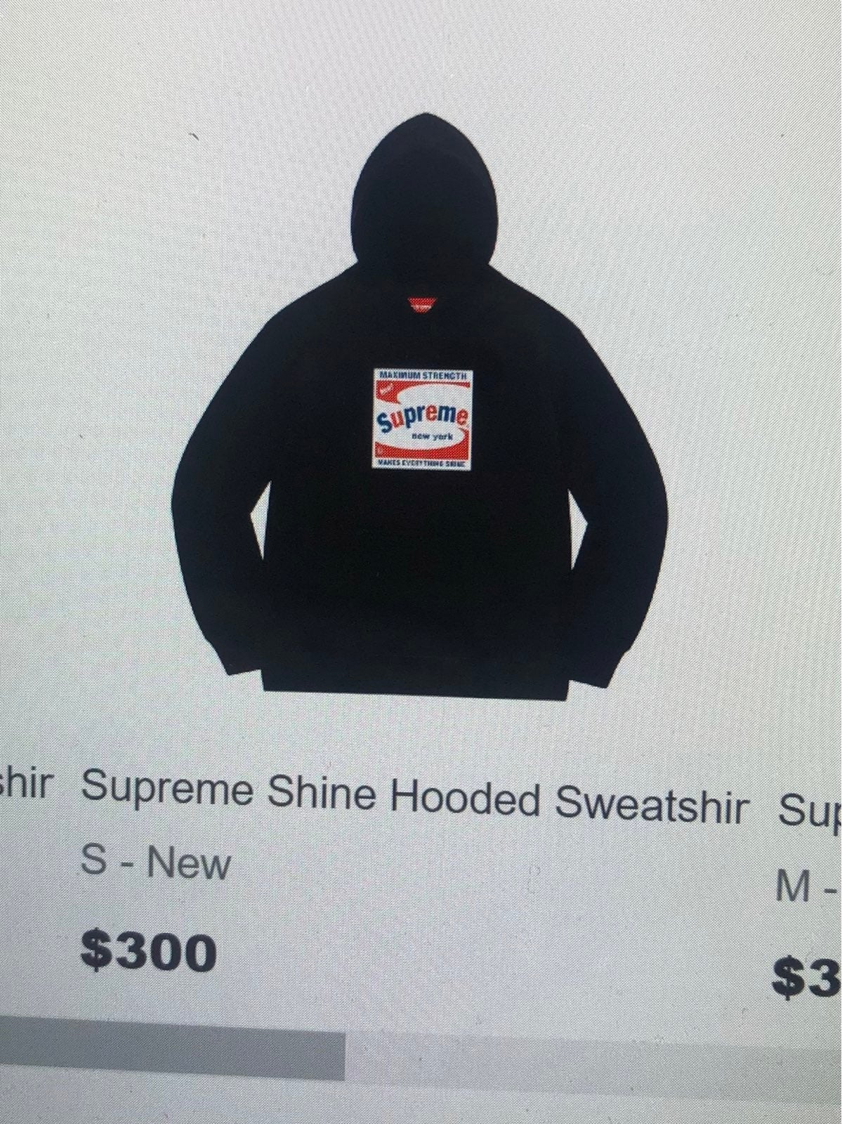 Supreme Shine Hooded Sweatshirt