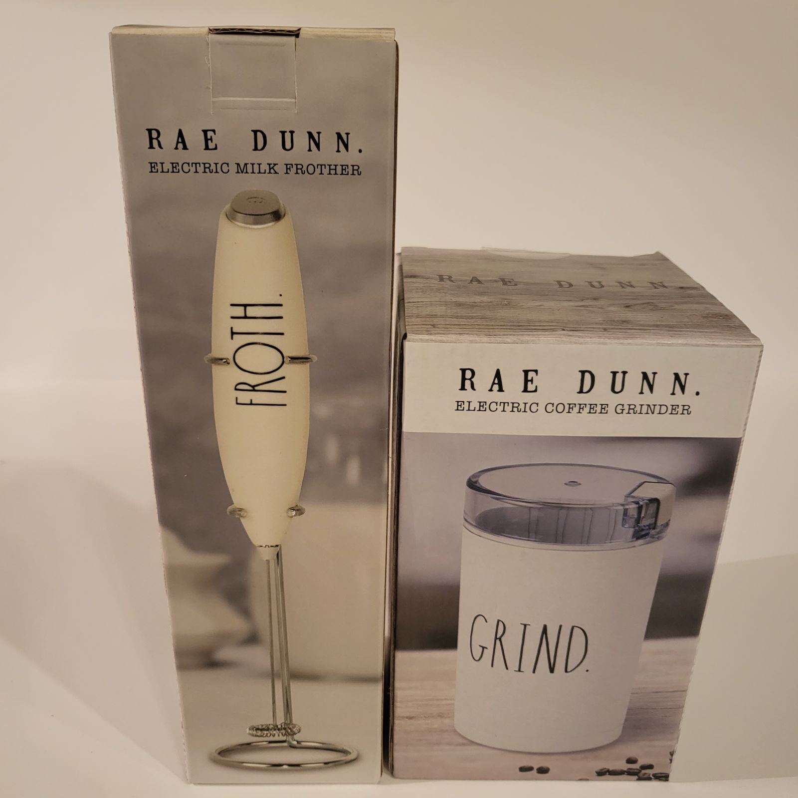 Rae Dunn GRIND & FROTH Coffee Set