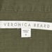 Veronica Beard Heritage Utility Jacket Lace Embroidery Military Green Size 8