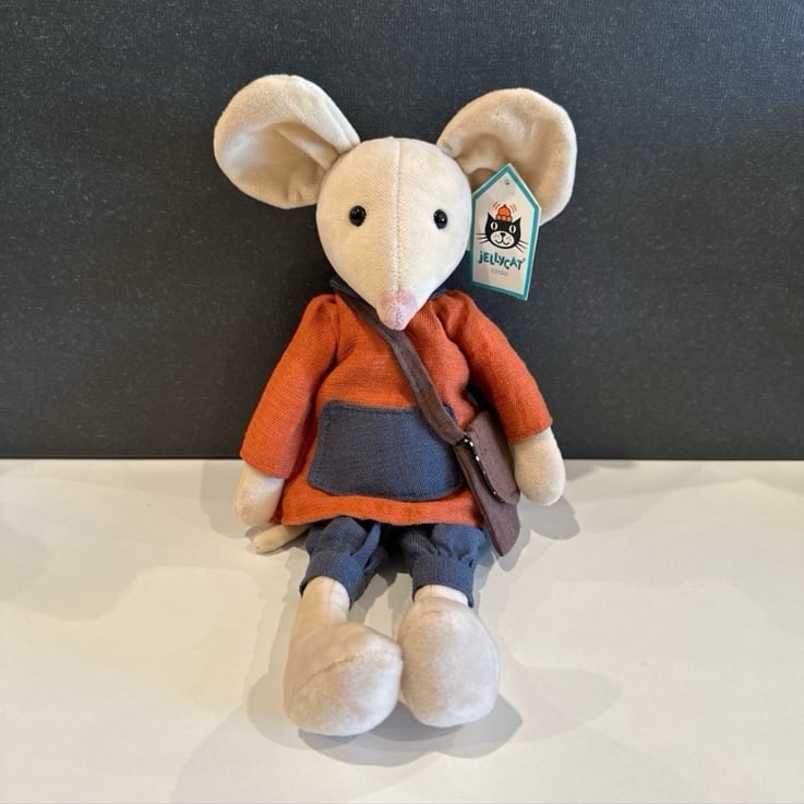 Jellycat Pedlar mouse- NWT Retired- SHIPS SAME DAY!