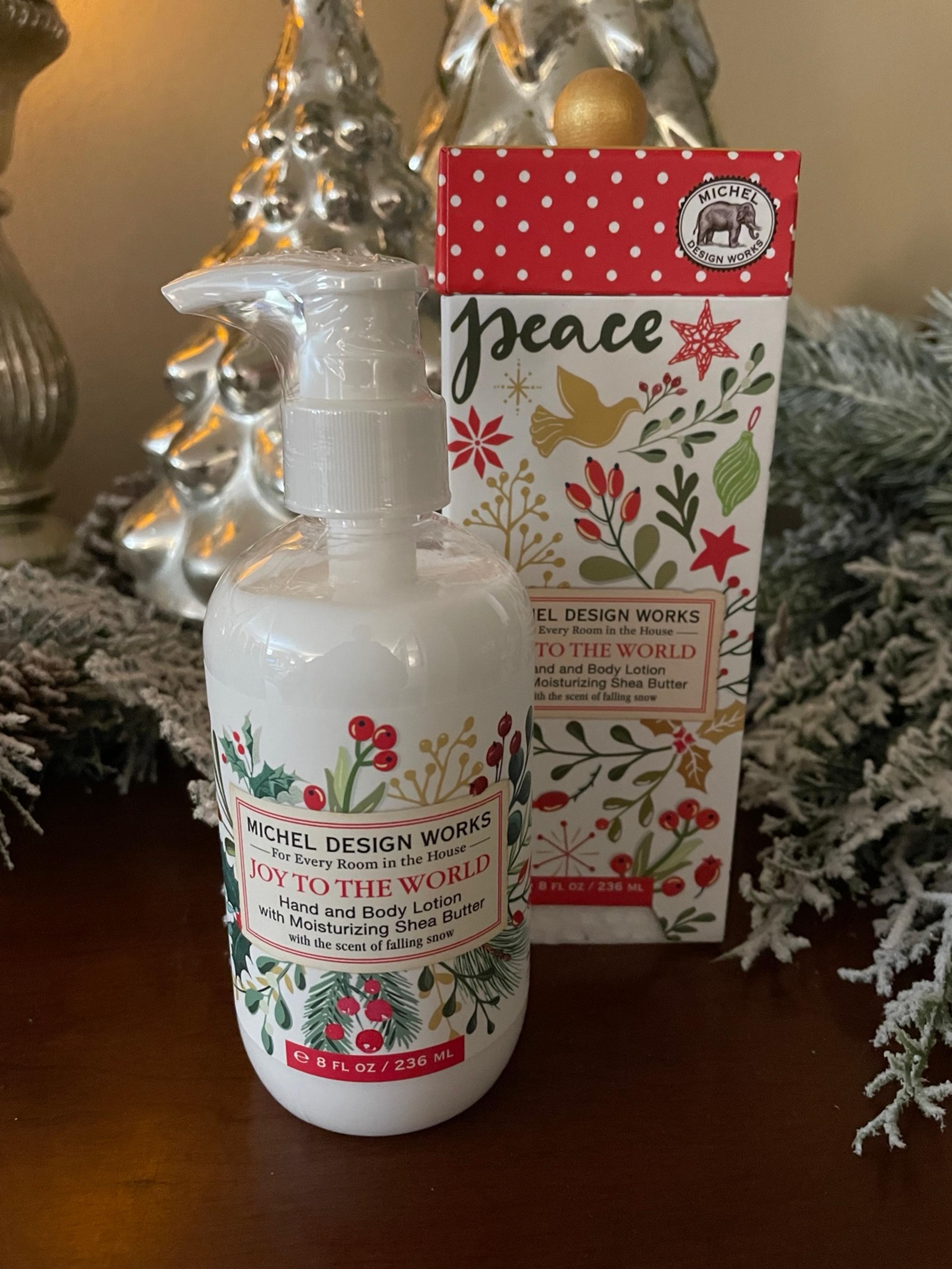 New Michel Design Works Joy To The World Hand & Body Lotion