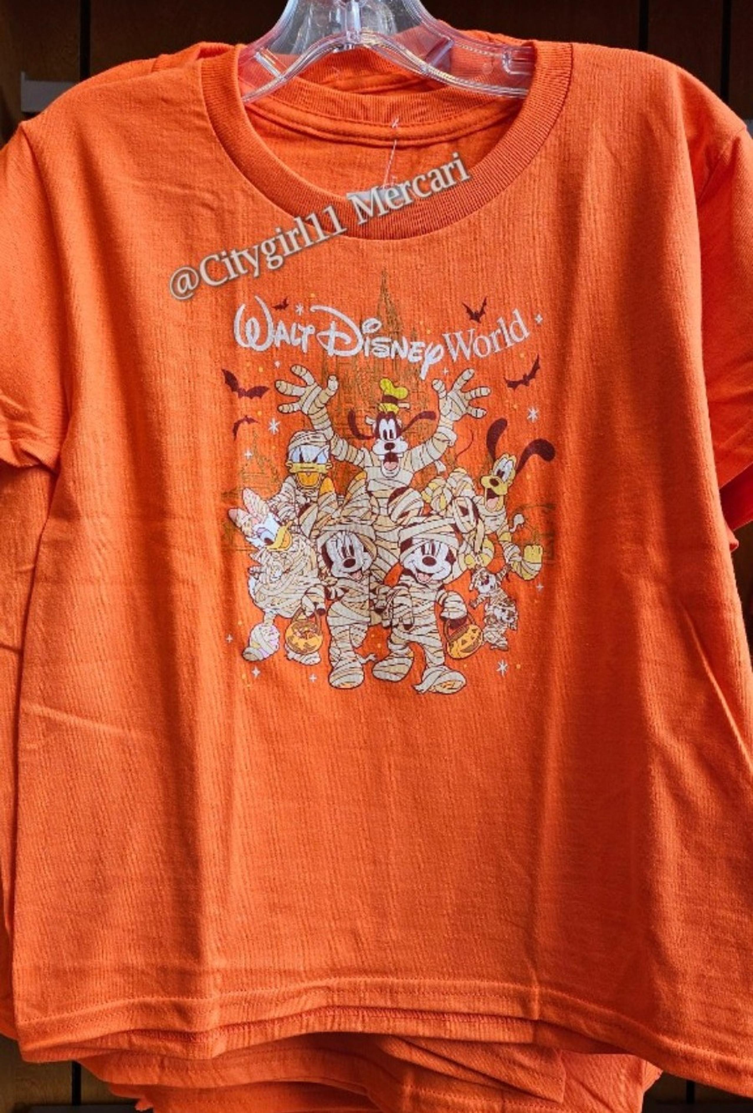 NEW Walt Disney World Kids Unisex T-shirt Small Mummy Mickey Donald Minnie Goofy