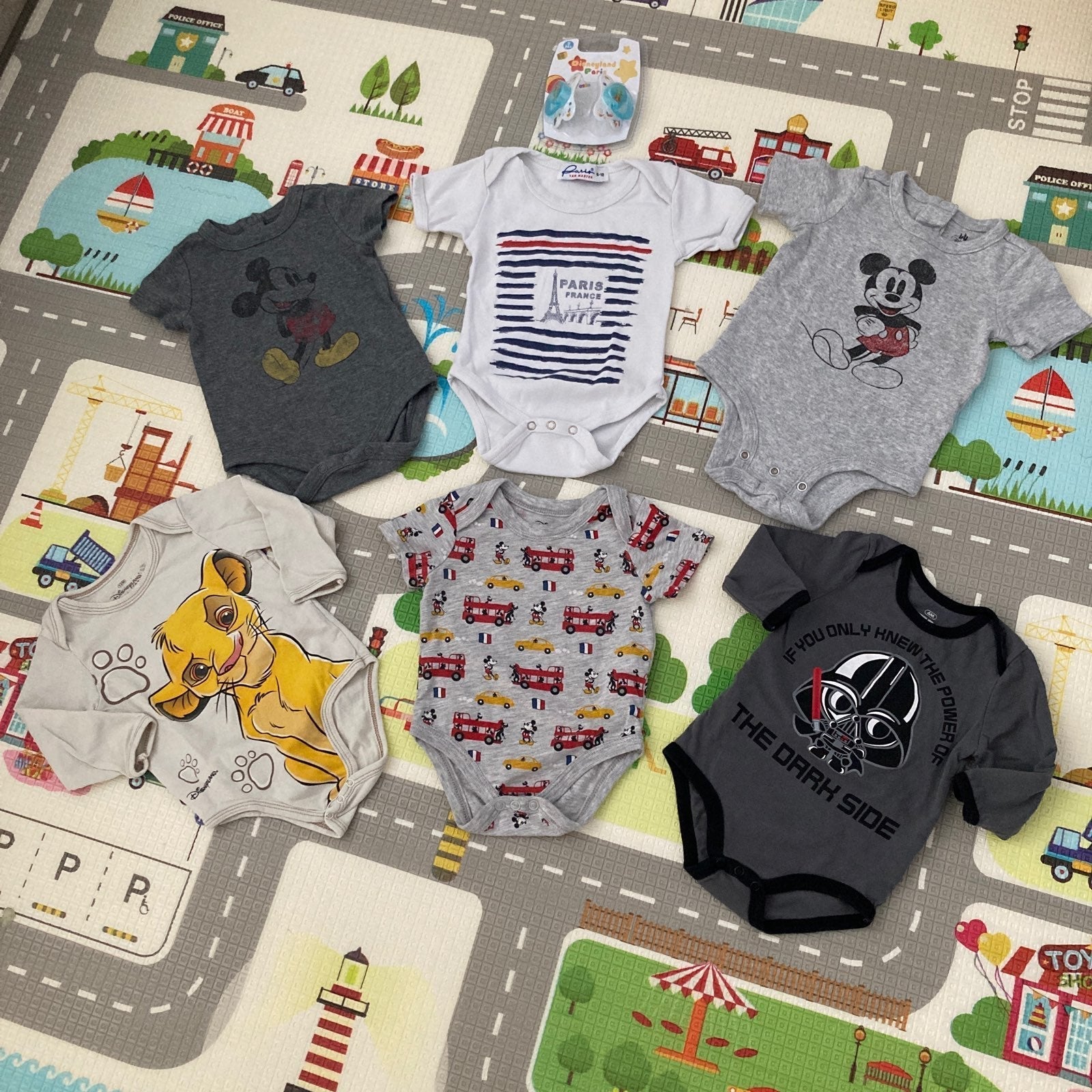 Disneyland Paris Baby Boy Clothes + Paci