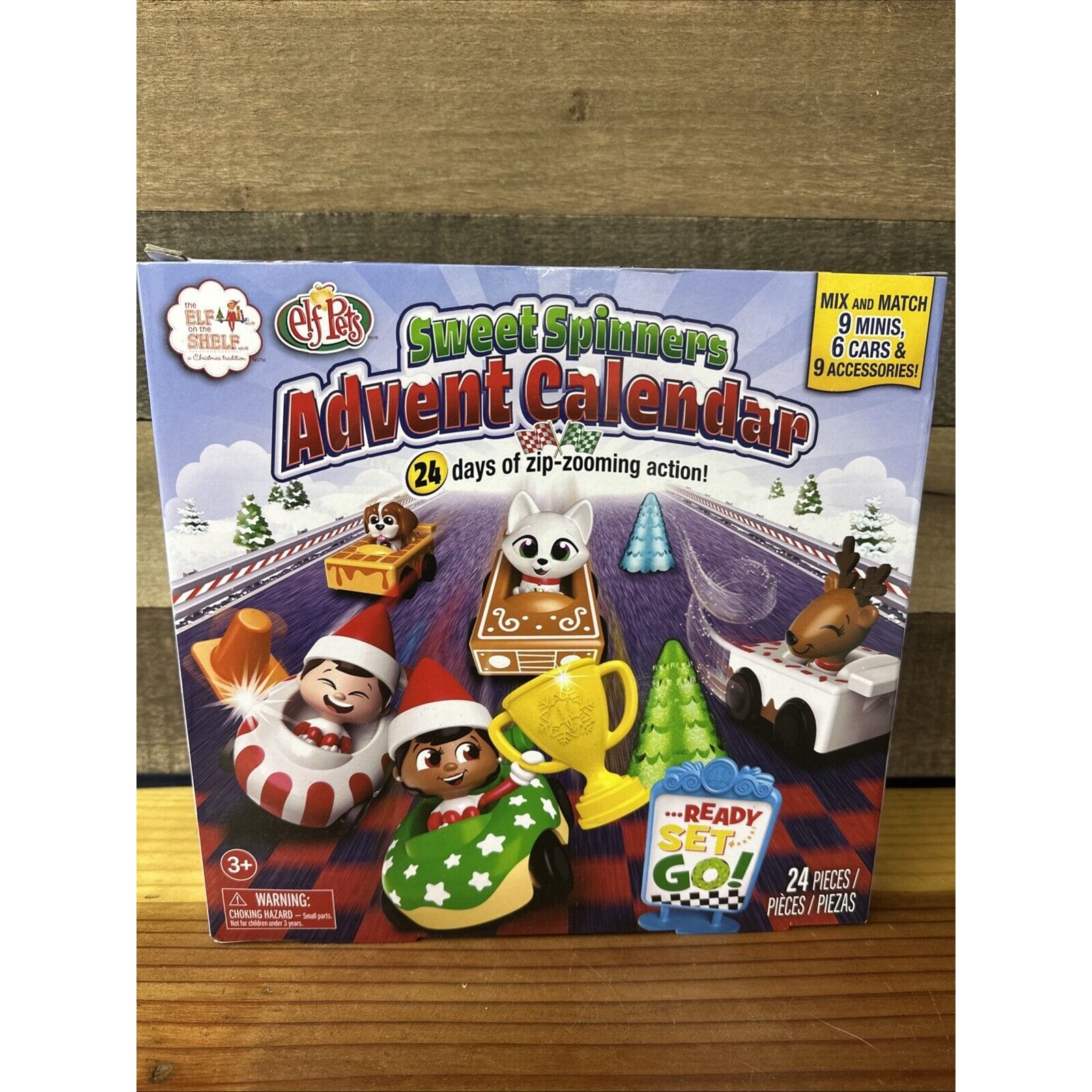 Sweet Spinners Advent Calendar Christmas The Elf on the Shelf Elf Pets - New