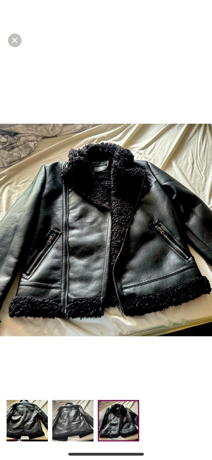 shearling jacket for men’s
