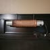 Vintage Pink Glass Torpedo Headboard Light