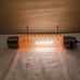 Vintage Pink Glass Torpedo Headboard Light