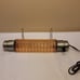 Vintage Pink Glass Torpedo Headboard Light