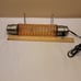Vintage Pink Glass Torpedo Headboard Light