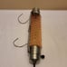 Vintage Pink Glass Torpedo Headboard Light