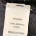 Mens NWT Express 100% Merino Wool V-Neck Casual Work Academia Sweater