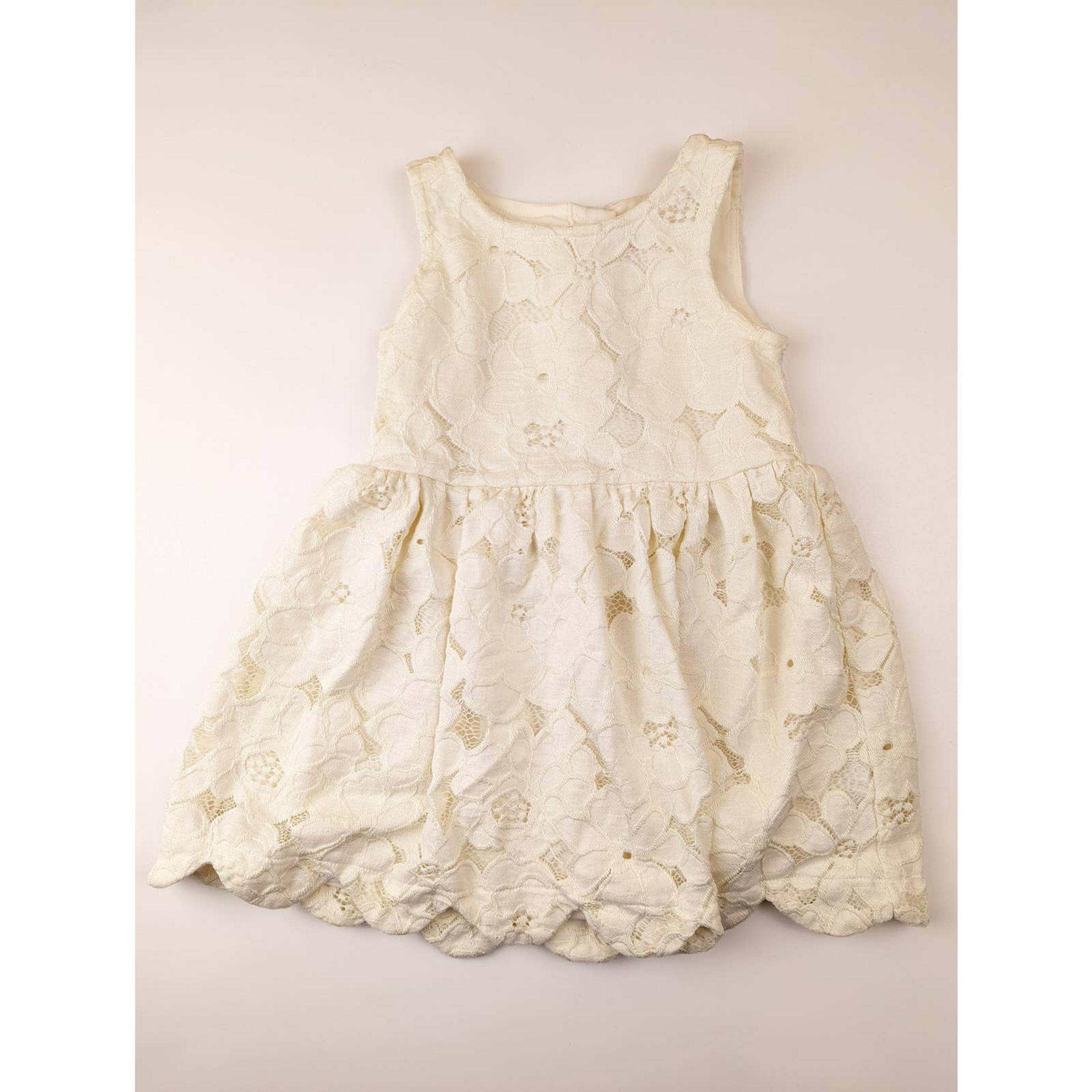 Cat & Jack Wide Lace cream Dress