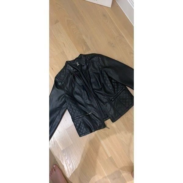 Faux Leather Jacket