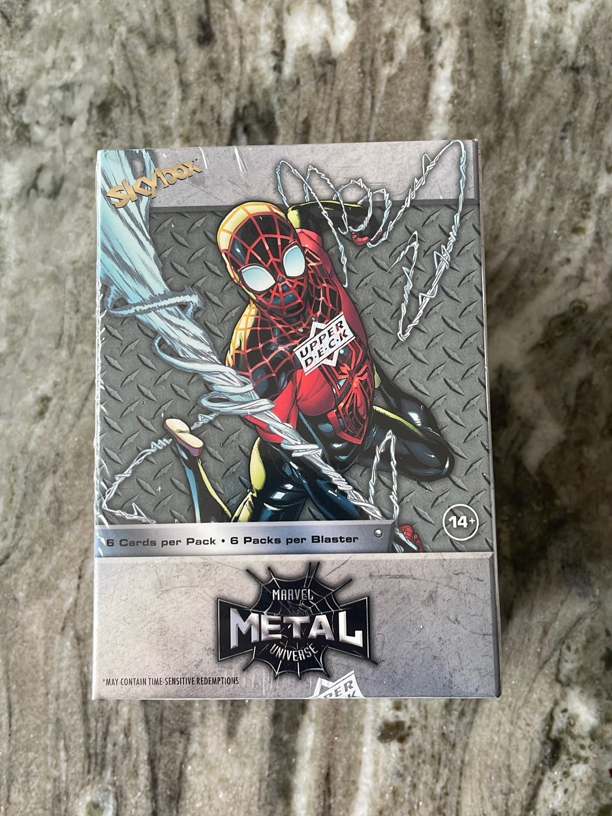 Upper Deck Marvel Spiderman Metal Universe Cards 1 Blaster - IN HAND!!!