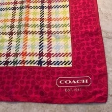 COACH Silk Multicolor Scarf
