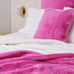 Apparis x Free People Home Brady Pluche Throw Blanket Super Soft Pink Rose NWT