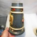 vintage Spirit of '76 Ceramic 14 Beer Stein Mug with Cannon Image Lid