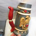 vintage Spirit of '76 Ceramic 14 Beer Stein Mug with Cannon Image Lid