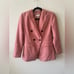 Loft petite wool blend soft hazy blush pink blazer