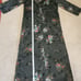 Christain Dior Vintage Asian Inspired Silky Satin Robe With Pockets