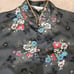 Christain Dior Vintage Asian Inspired Silky Satin Robe With Pockets