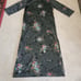 Christain Dior Vintage Asian Inspired Silky Satin Robe With Pockets