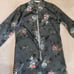 Christain Dior Vintage Asian Inspired Silky Satin Robe With Pockets