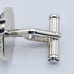 Excellent Condition ★MONTBLANC★ Cufflinks Oval Silver Black