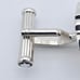 Excellent Condition ★MONTBLANC★ Cufflinks Oval Silver Black