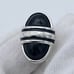 Excellent Condition ★MONTBLANC★ Cufflinks Oval Silver Black