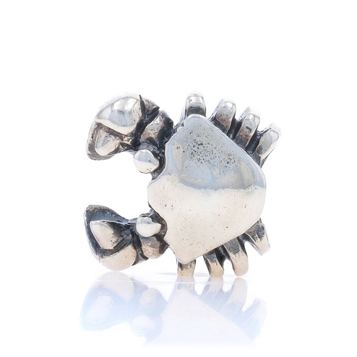 Trollbeads Crab Charm Sterling 925 Ocean Life Beach Sea TAGBE-20093 Bead LX4829
