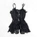 00s Fairy Grunge Goth Lolita Lace Top Camisole Bolero