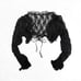 00s Fairy Grunge Goth Lolita Lace Top Camisole Bolero