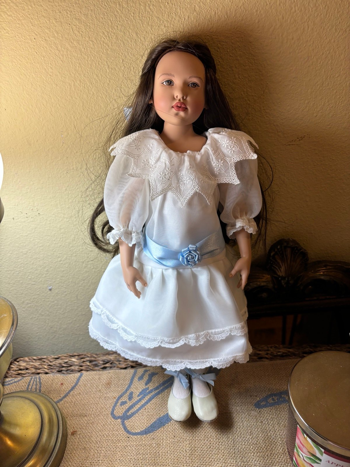 16” Helen Kish “Sunday best Molly” vinyl and cloth doll