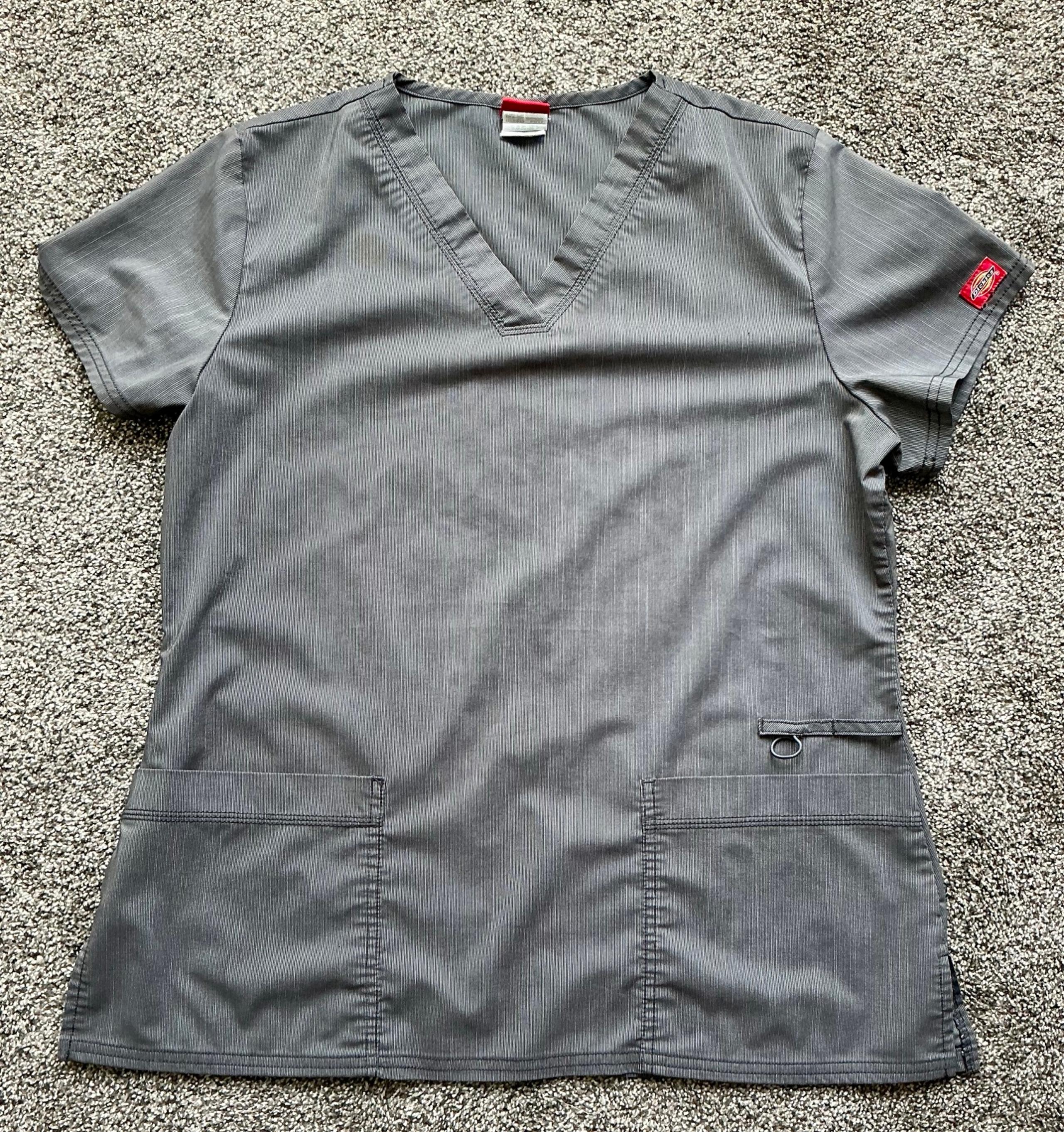 Dickies Pewter Scrub Top