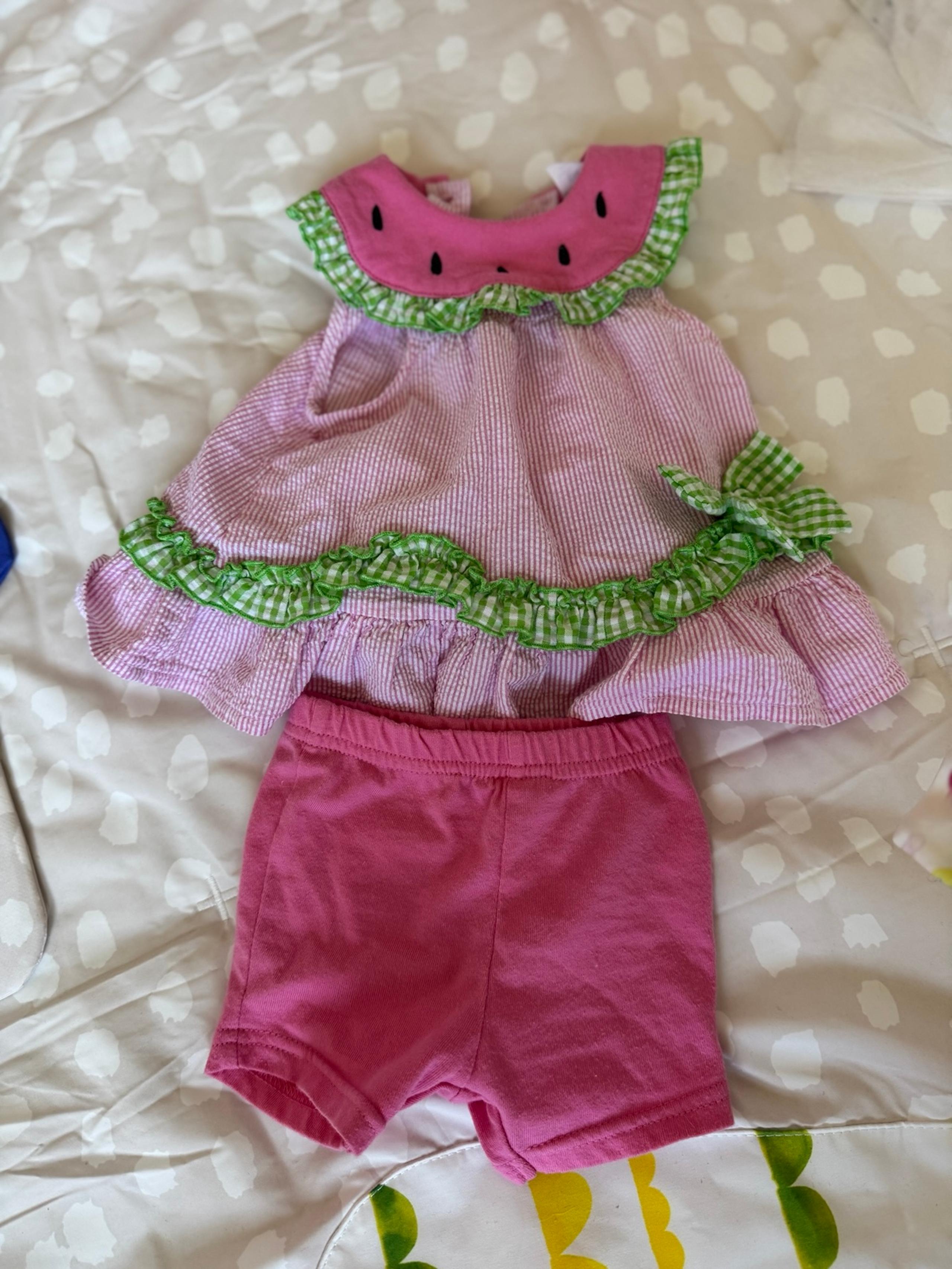 Baby essentials watermelon outfit