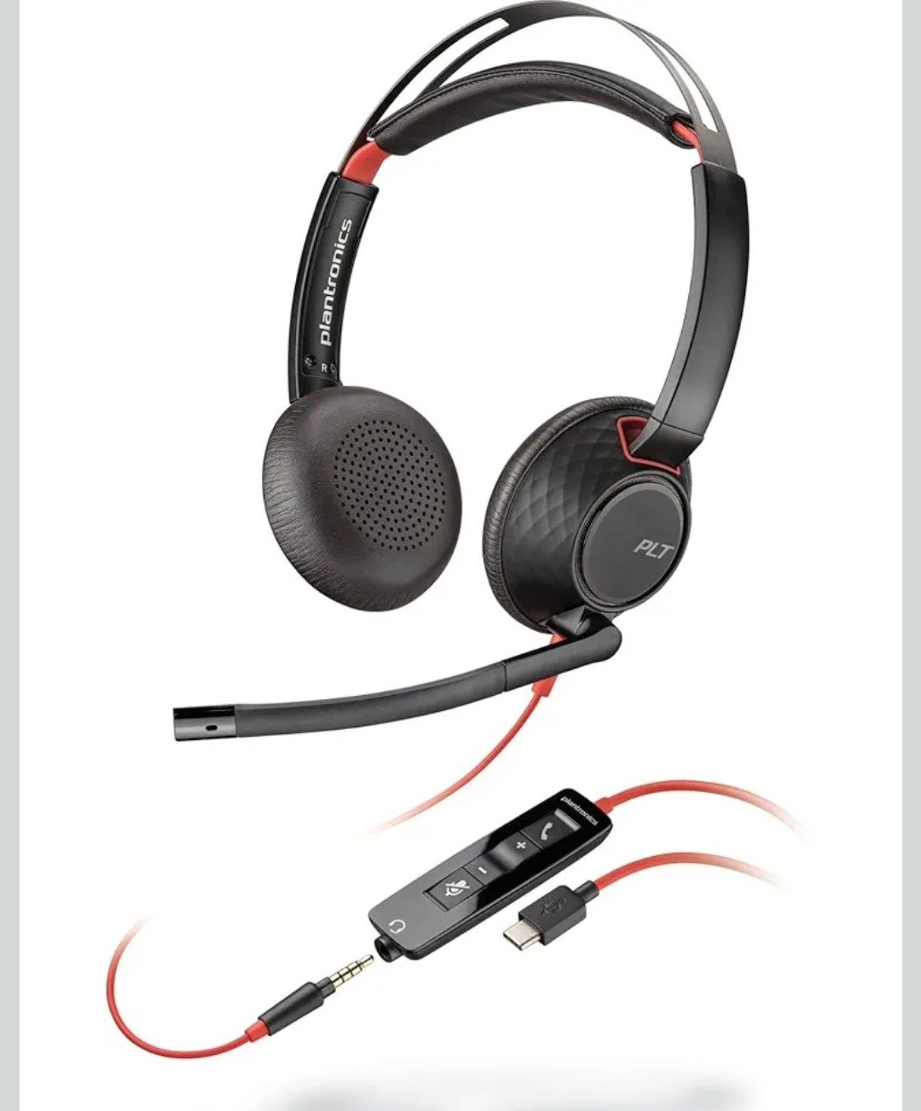 Plantronics Poly Blackwire 5220 USB Headset