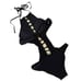 Cut Out Black Backless Monokini Size M