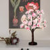 Artificial Cherry Blossom Tree Lamp with LED Light 18 Inch Lighted Tree