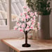 Artificial Cherry Blossom Tree Lamp with LED Light 18 Inch Lighted Tree