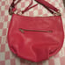 Pink shoulder coach purse