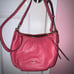 Pink shoulder coach purse