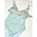 NWT Andie Swim MANA One Piece Swim Suit Powder Ditsy Bloom Blue Floral Size S