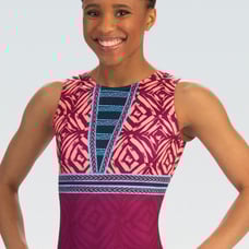 NWT Pink Safari gymnastics tumbling dance Workout Leotard Style #E4602 sz AS