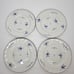 Set of 8 Villeroy & Boch Vieux Luxembourg Ceramic 8 Salad Plates Blue Floral