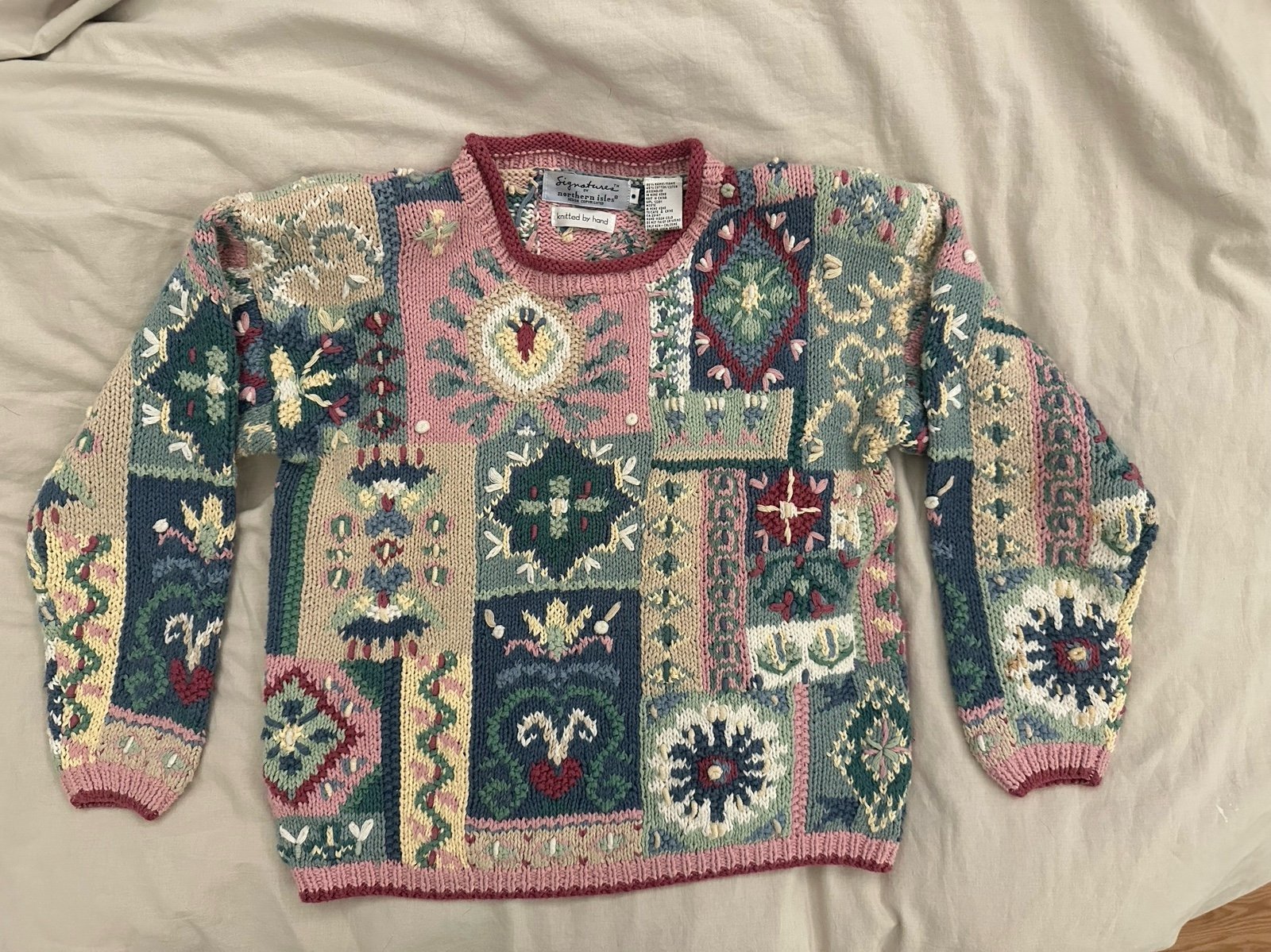 Vintage hand knitted sweater