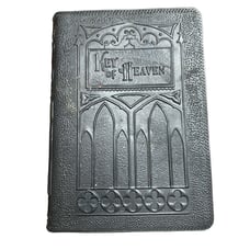 THE LITTLE KEY OF HEAVEN 1947 Catholic Prayerbook Pocket-Sized Leather Book EUC!