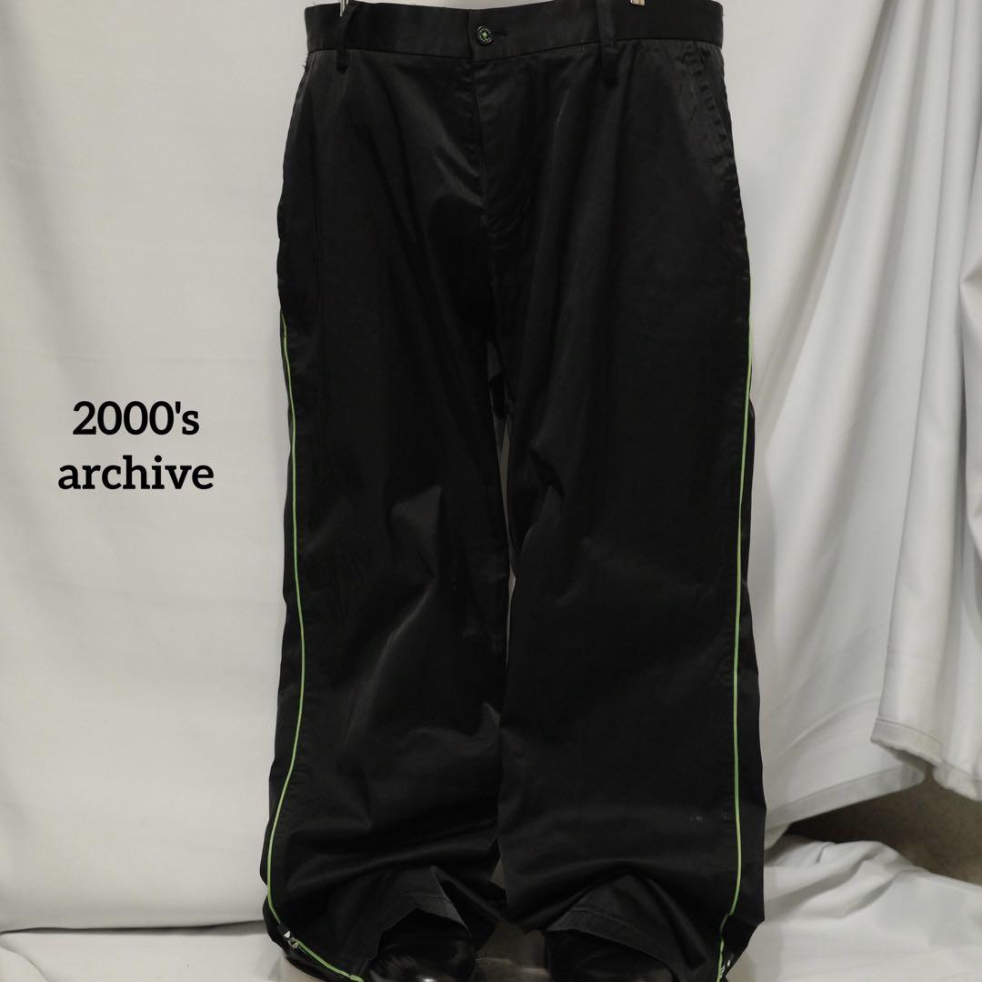 2000s archive adidas shiny buggy slacks
