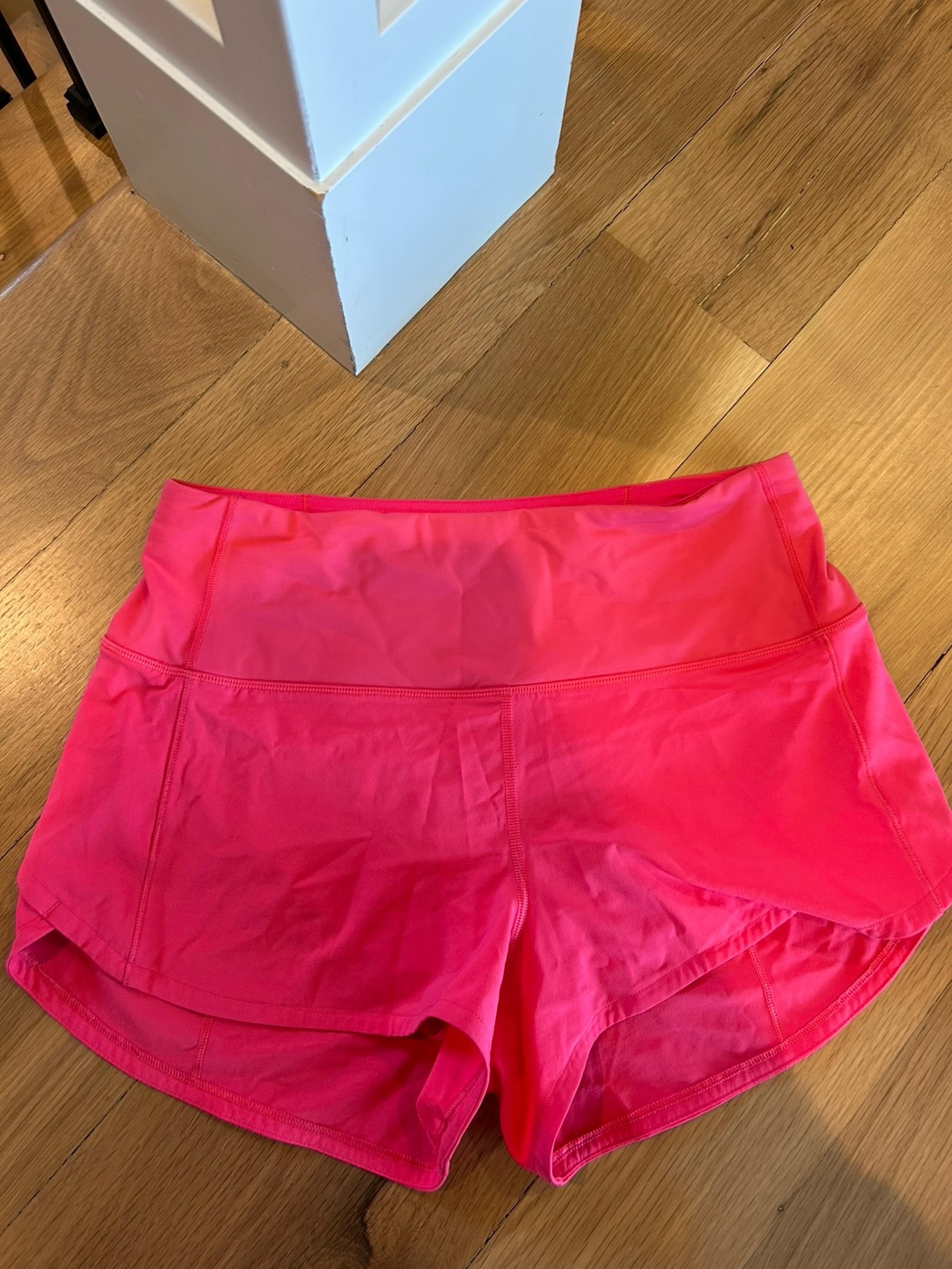 Lululemon Speed Up Women's Pink Shorts 6